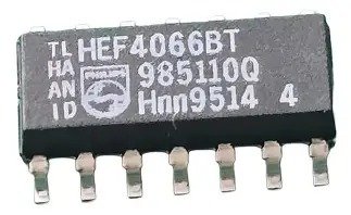 HEF4066BT SOIC-14 Quad Bilateral Analog Switch