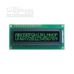 2*16 LCD  JHD162A  (YEŞIL ,  MAVİ , SIYAH , ORANGE )  35*80MM